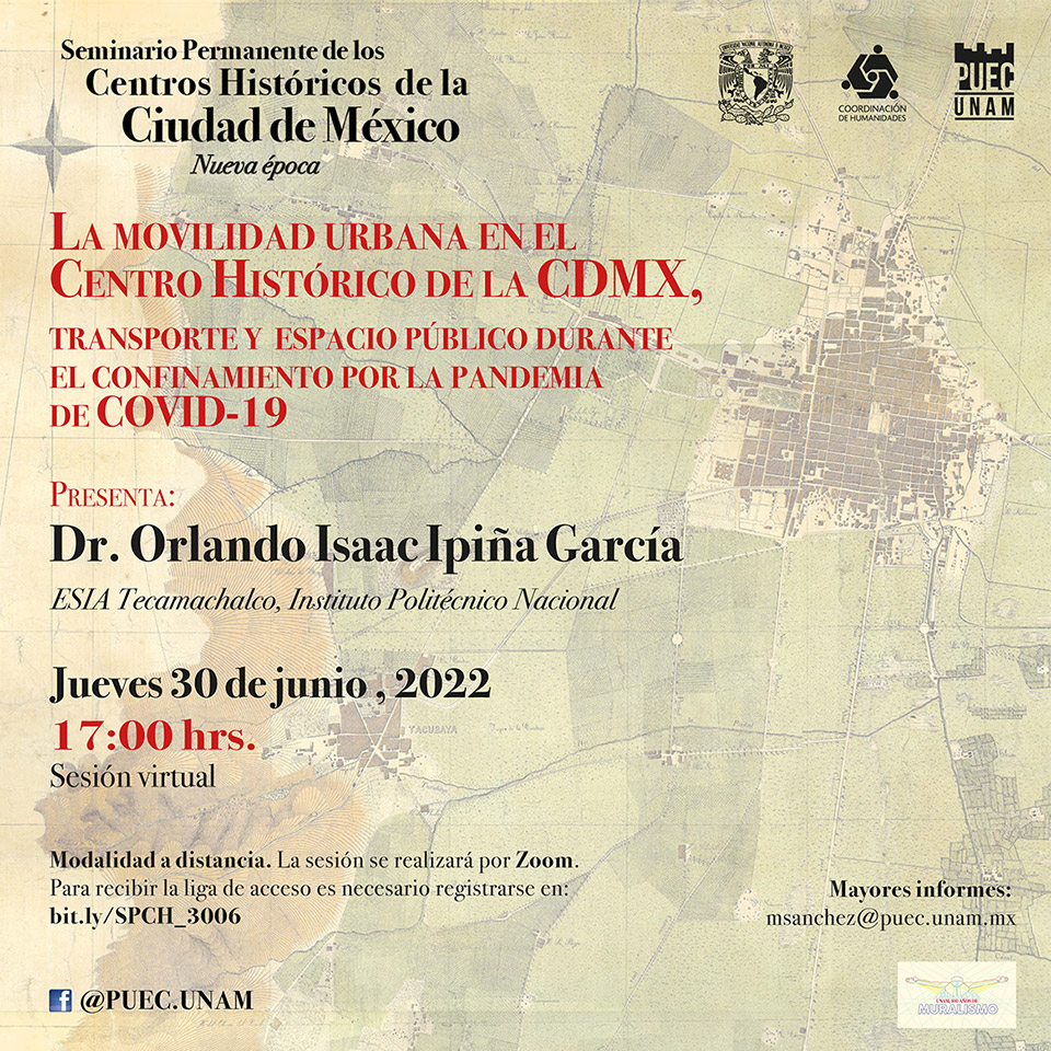 La movilidad urbana en el centro histórico de la Ciudad de México. Transporte y espacio público durante el confinamiento por la pandemia de COVID-19