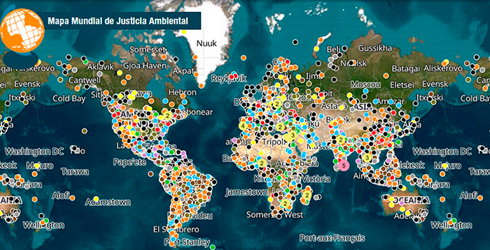 El Mapa Mundial de Justicia Ambiental (EJAtlas) es un trabajo en progreso. Los casos e información recientemente documentados se agregan continuamente a la plataforma.