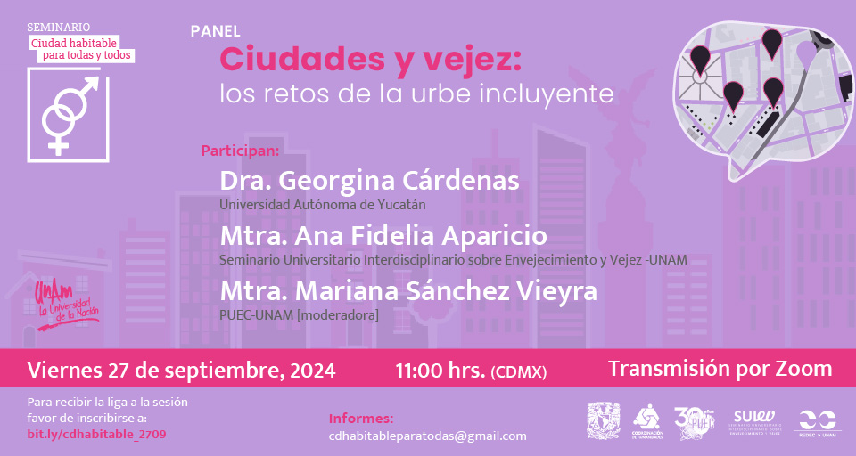 Ciudades y Vejez: los retos de la urbe incluyente