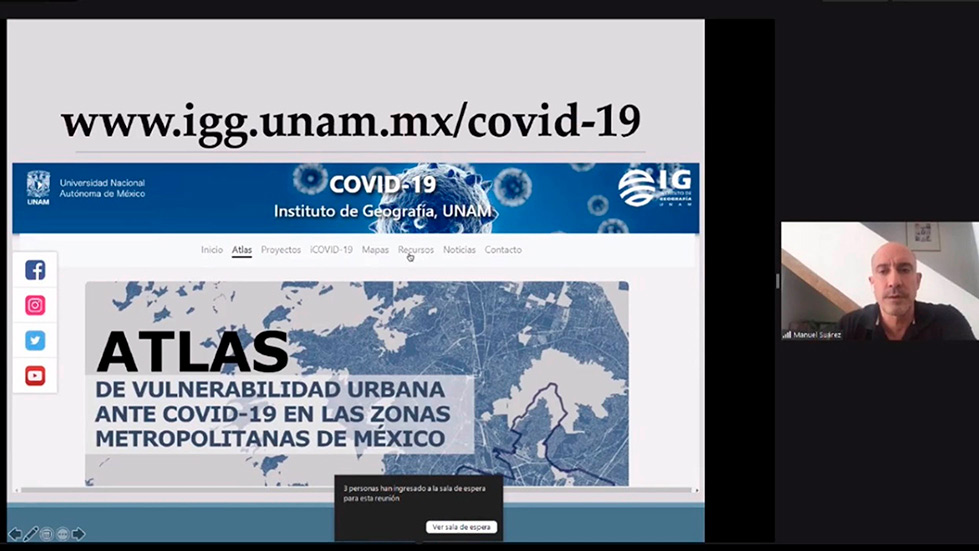 PRESENTA LA UNAM ATLAS DE VULNERABILIDAD EN ZONAS METROPOLITANAS DEL PAÍS ANTE COVID-19 