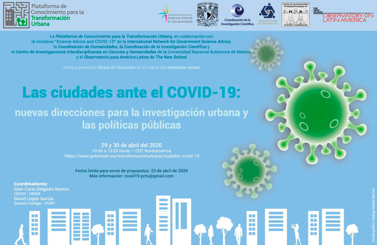 Las ciudades ante el COVID-19: nuevas direcciones para la investigación urbana y las políticas públicas