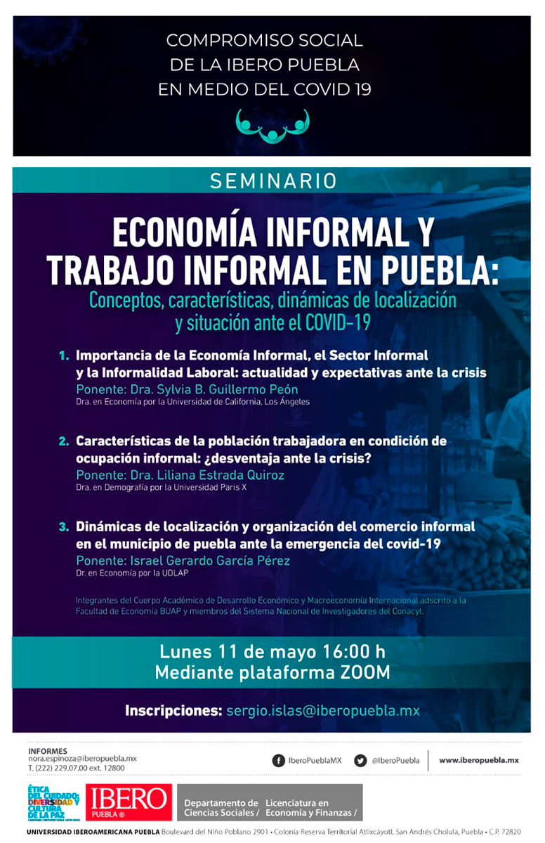 Seminario Economía Informal y trabajo informal en Puebla