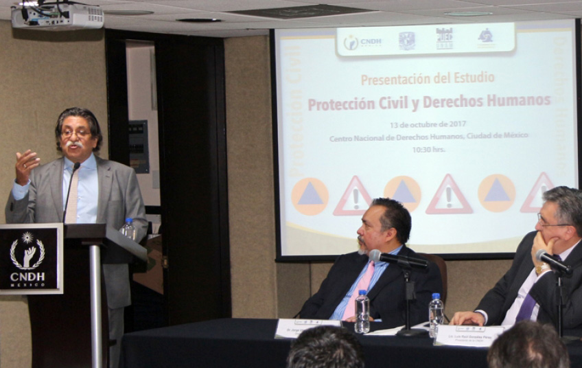 CNDH y PUEC presentaron Estudio de Protección Civil y Derechos Humanos