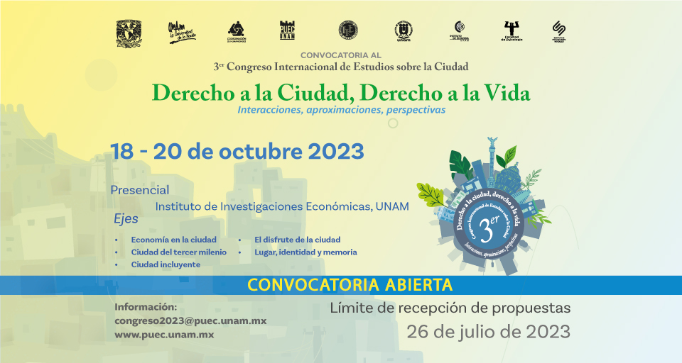 3er Congreso Internacional de Estudios sobre la Ciudad