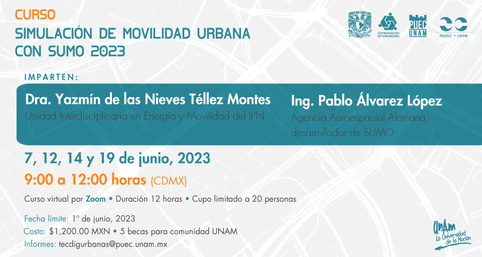Curso de Simulación de Movilidad Urbana con SUMO 2023
