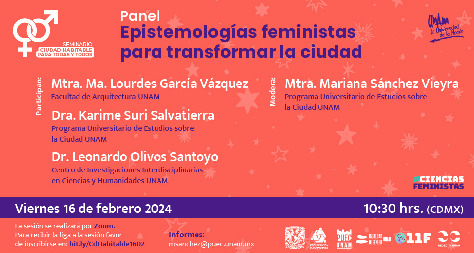 Epistemologías feministas para transformar la ciudad