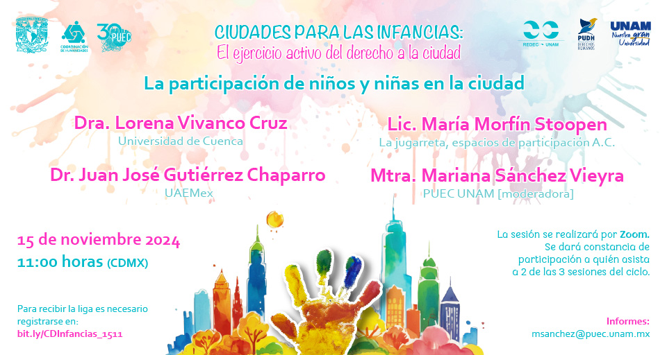 La participación de niños y niñas en la ciudad