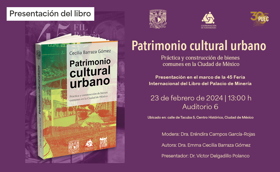 Presentación del libro Patrimonio cultural urbano
