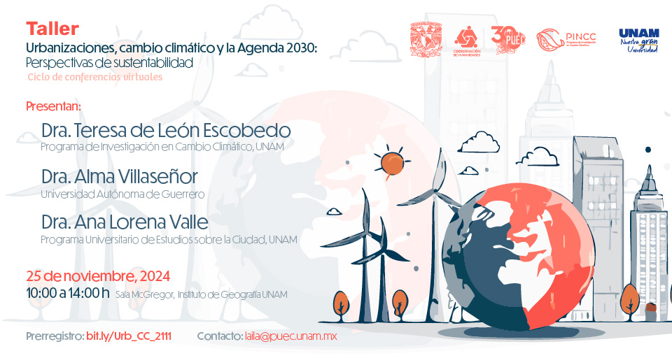 Taller Urbanizaciones, cambio climático y la Agenda 2030: Perspectivas de sustentabilidad