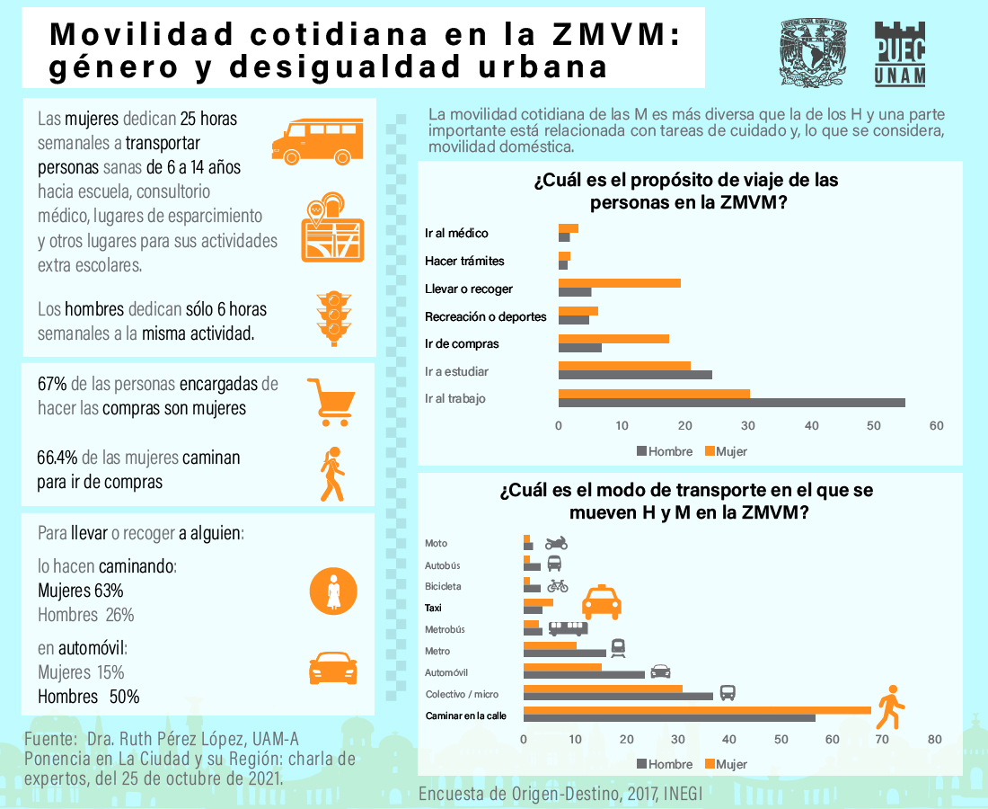 Movilidad cotidiana en la ZMVM: género y desigualdad urbana