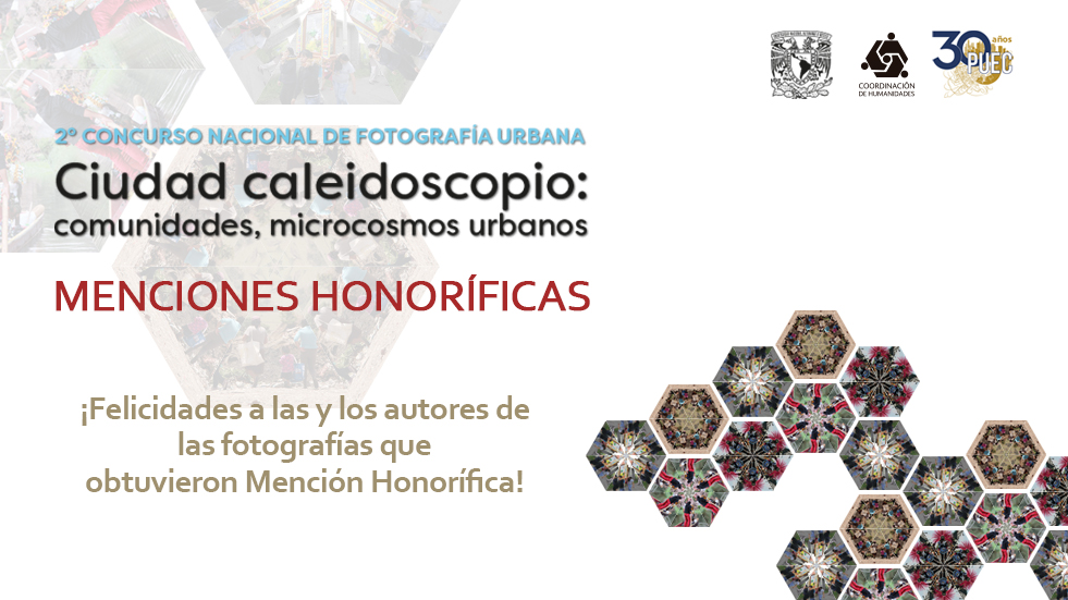 Menciones Honoríficas del 2° Concurso Nacional de Fotografía Urbana del PUEC