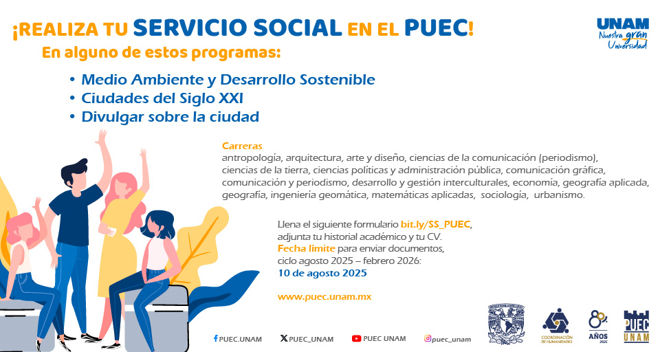 Realiza tu Servicio Social en el PUEC